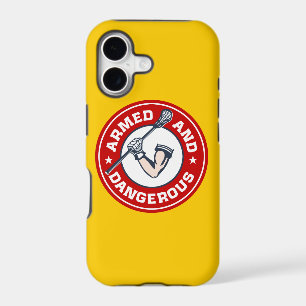 Lacrosse Armed and Dangerous iPhone cover