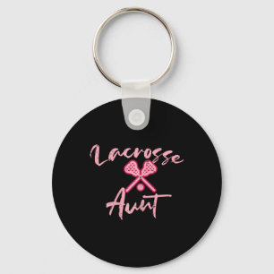 Lacrosse Aunt Cute Mothers Day Sports Aunty Auntie Key Ring