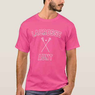 Lacrosse Aunt Minimal Cool Lacrosse Player Aunt La T-Shirt