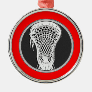 Lacrosse Award Metal Tree Decoration