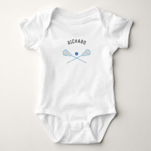 Lacrosse Baby Custom Lacrosse Name Bodysuit