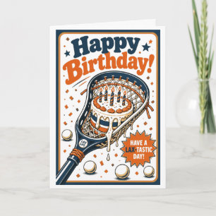 Lacrosse Birthday Funny Lax Humour Sport Card