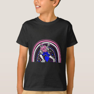 Lacrosse Boho Rainbow Lgbt-q Cool Genderfluid Prid T-Shirt