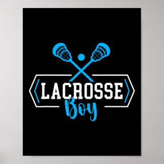 Lacrosse Boy Player Lacrosse Youth Kids Boys 1  Poster