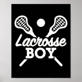 Lacrosse Boy  Poster