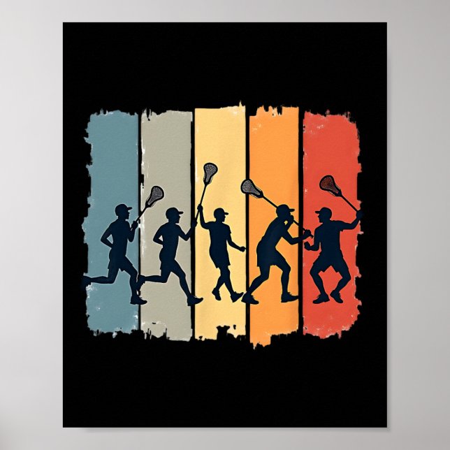 Lacrosse Boys Kids Men Youth 2  Poster (Front)