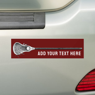 Lacrosse Bumper Sticker