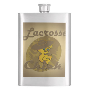 Lacrosse Chick #6 Hip Flask