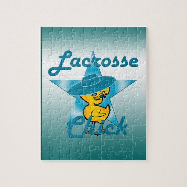 Lacrosse Chick #7 Jigsaw Puzzle (Vertical)