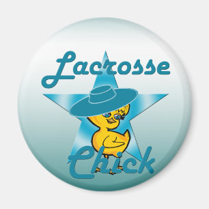 Lacrosse Chick #7 Magnet