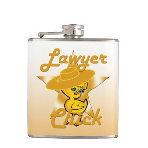 Lacrosse Chick  Hip Flask