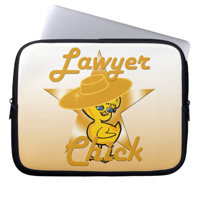 Lacrosse Chick  Laptop Sleeve (Front)