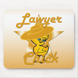 Lacrosse Chick Mouse Mat