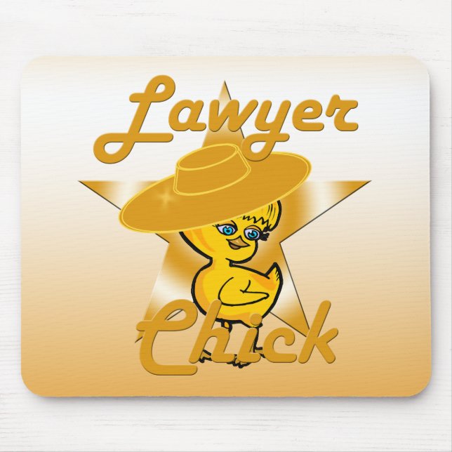 Lacrosse Chick  Mouse Mat (Front)