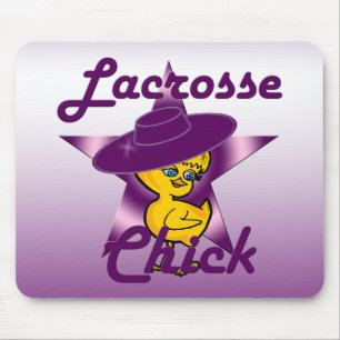 Lacrosse Chick Mouse Mat