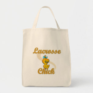 Lacrosse Chick Tote Bag