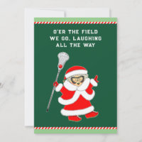 Lacrosse Christmas Cards