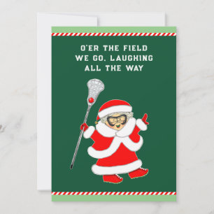 Lacrosse Christmas Cards
