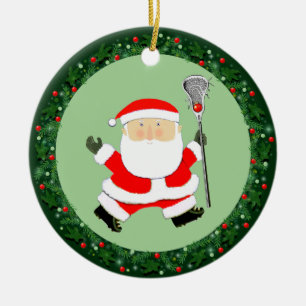 Lacrosse Christmas Collectable Ceramic Tree Decoration