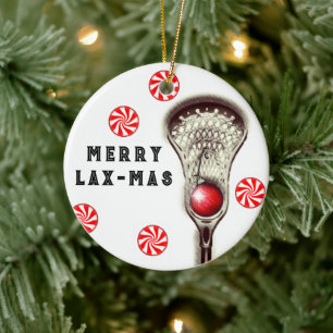 Lacrosse Christmas Collectable Ceramic Tree Decoration