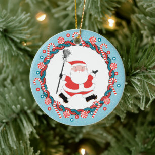 Lacrosse Christmas Collectable Ceramic Tree Decoration