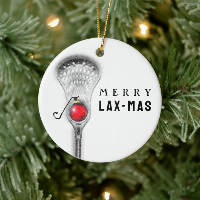 Lacrosse Christmas Collectable Ceramic Tree Decoration (Tree)