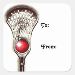 Lacrosse Christmas Gift Tags