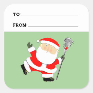 Lacrosse Christmas Gift Tags