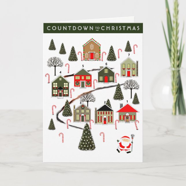 Lacrosse Christmas Holiday Card (Front)