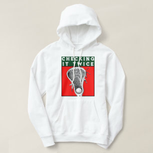 Lacrosse Christmas Holiday Hoodie