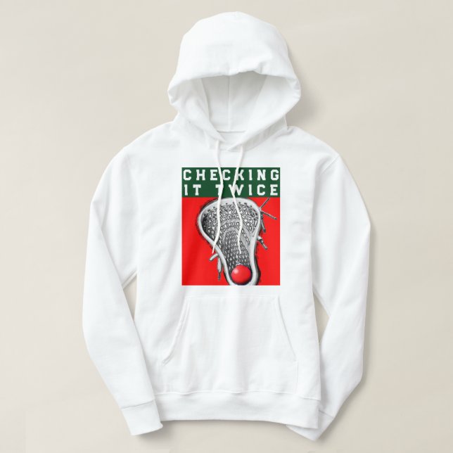 Lacrosse Christmas Hoodie (Design Front)