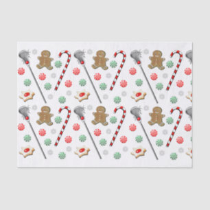 Lacrosse Christmas Pattern Tissue Paper