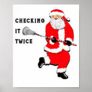 Lacrosse Christmas Poster