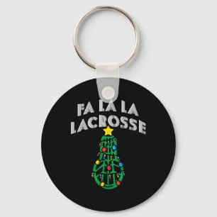 Lacrosse Christmas Pyjamas Lacrosse Player Lacross Key Ring