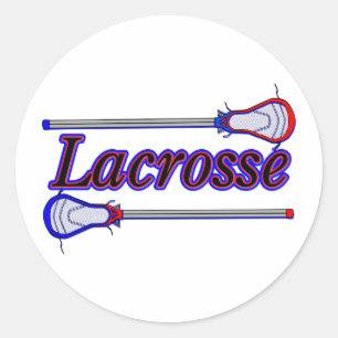 Lacrosse Classic Round Sticker