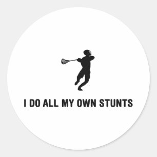 Lacrosse Classic Round Sticker