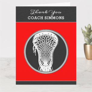 Lacrosse Coach Card
