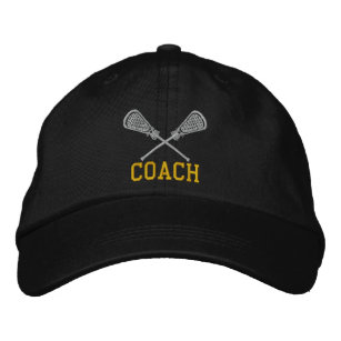 Lacrosse Coach Embroidered Cap