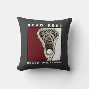lacrosse coach gift cushion