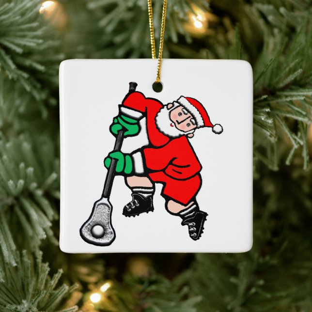 Lacrosse Collectable Ceramic Ornament (Tree)