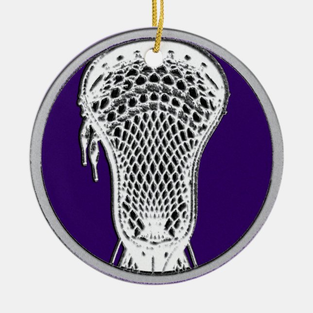Lacrosse Collectable Ceramic Tree Decoration (Front)
