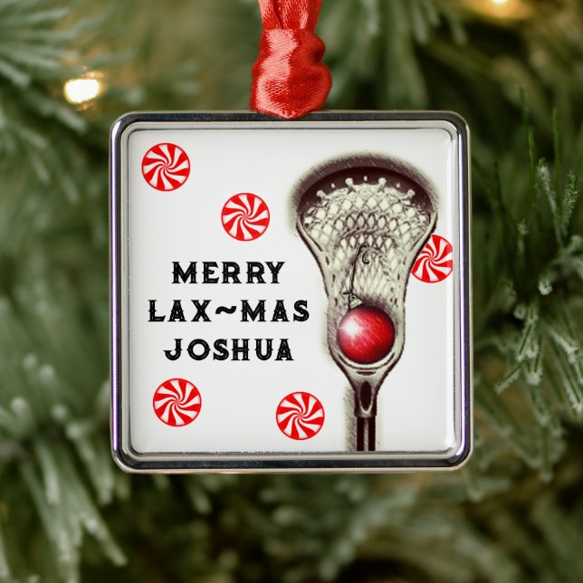 Lacrosse Collectable Metal Tree Decoration (Tree)