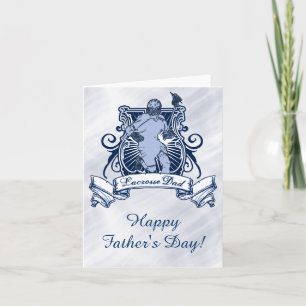 Lacrosse Dad Father's Day Card