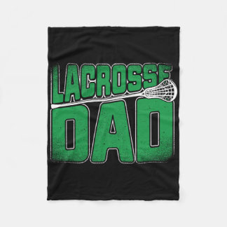 Lacrosse Dad - Lacrosse Apparel And Gifts Fleece Blanket