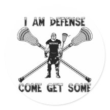 Lacrosse Defence GetSome Sticker