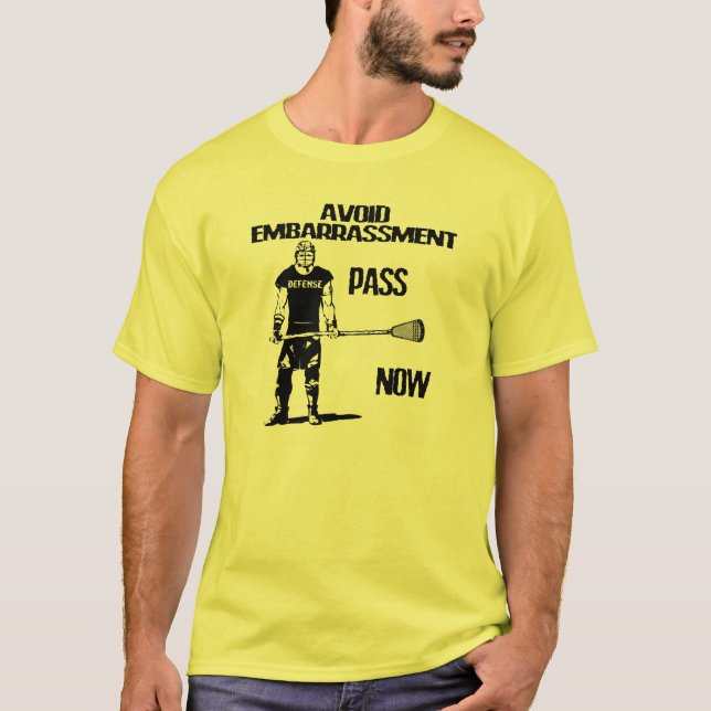 Lacrosse Defence Pass T-Shirt (Front)