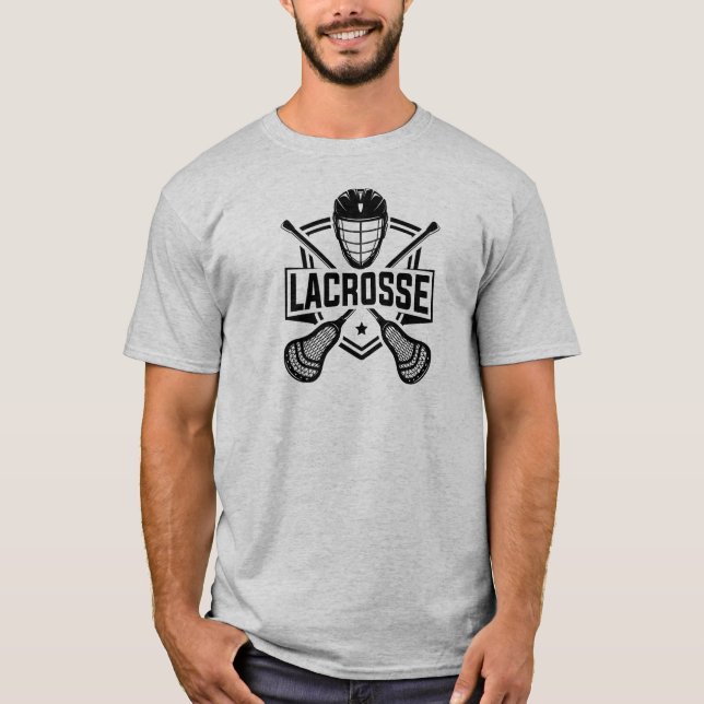 Lacrosse Design  T-Shirt (Front)