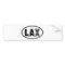 Lacrosse Designs Oval Bumper Sticker