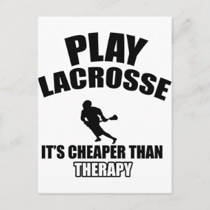 Lacrosse designs postcard