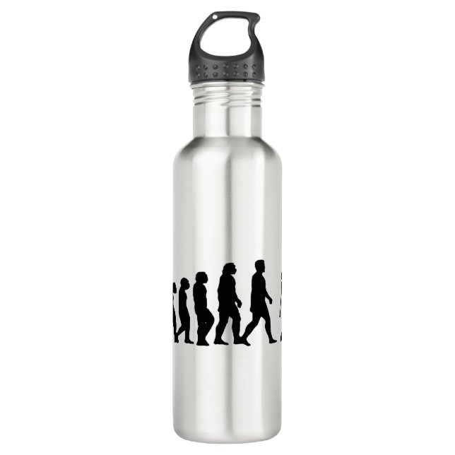Lacrosse Evolution - Funny Lacrosse 710 Ml Water Bottle (Front)